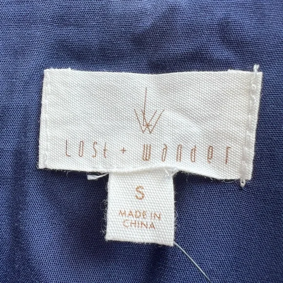 LOST + WANDER - Out of the Blue Linen Blend Mini Dress - Picture 5 of 11